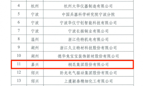 桐昆，省重點支持院士工作站，紡織行業(yè)創(chuàng)新示范！